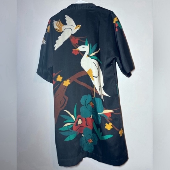 Chicos Nature Print reversible  Kimono size XXS-XS - Picture 1 of 11